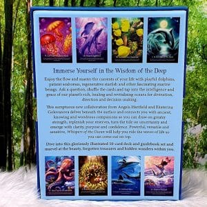 Whispers of the Ocean Oracle Cards by Angela Hartfield Back Cover