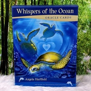 Whispers of the Ocean Oracle Cards by Angela Hartfield Front Cover