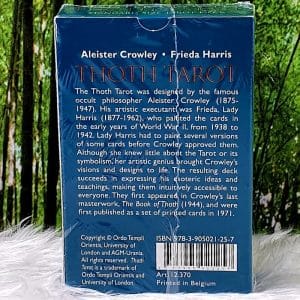 Aleister Crowley Thoth Tarot Back Cover