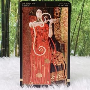 Golden Tarot of Klimt Cards by Gustav Klimt - The Magician