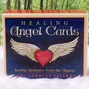 Healing Angel Reading Cards by Toni Carmine Salerno Front Cover