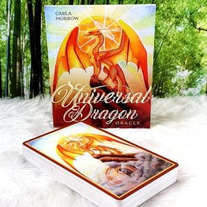 Universal Dragon Oracle Cards Deck and Guidebook by Carla Morrow