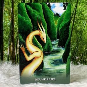 Universal Dragon Oracle Cards by Carla Morrow Boundaries