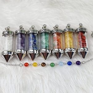 Chakra Energy Pendulum Set x seven