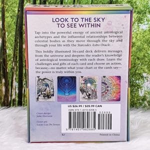 Starcodes Astro Oracle Cards by Heather Roan Robbins Back Cover