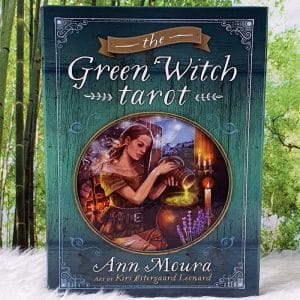 The Green Witch Tarot Cards by Ann Moura Front Cover