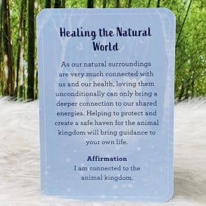 Healing the natural world message