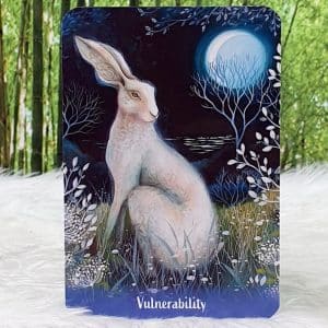 Earth Angels Message Cards by Amanda Clark - Vulnerability card