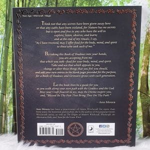 Grimoire for the Green Witch by Ann Moura Back Cover