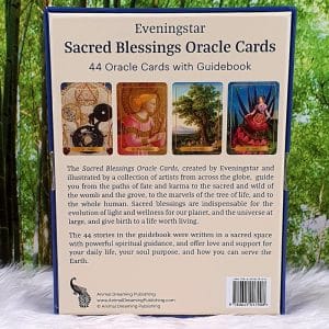 Sacred Blessings Oracle Cards by Eveningstar Back Cover