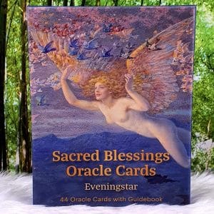 Sacred Blessings Oracle Cards by Eveningstar Front Cover