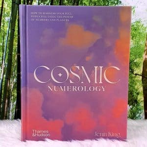 Cosmic Numerology Hardcover Book by Jenn King - Front Cover
