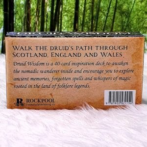 Druid Wisdom Musing and Inspiration Cards by Andres Engracia - Back Cover