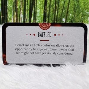 Shadow Healing Aboriginal Guidance Cards by Mel Brown - Baffled Card