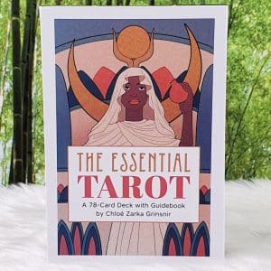 The Essential Tarot Deck and Guidebook by Chloe Zarka Grinsnir - Front Cover