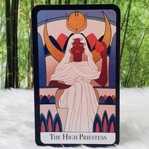 The Essential Tarot Deck and Guidebook by Chloe Zarka Grinsnir - The High Priestess