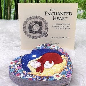 The Enchanted Heart Oracle Cards by Alana Fairchild - Deck and Guidebook