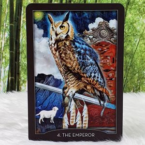 The Guardian of the Night Tarot Cards by MJ Cullinane - The Emperor