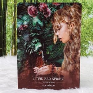 Water Temple Oracle Cards by Suzy Cherub - The Red Spring - Wellbeing