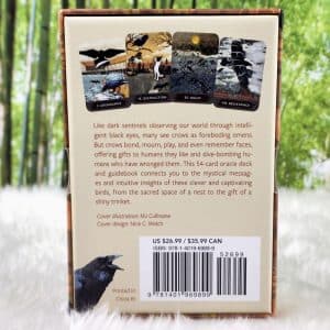 Urban Crow Oracle Cards by MJ Cullinane - Back Cover