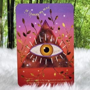 Finding Inner Peace Inspiration Cards by Olivia Burki - Opening my mind