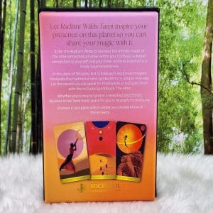 Radiant Wilds Tarot Cards by Nat Girsberger - Back Cover