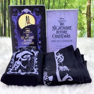 Tim Burton's Nightmare Before Christmas Tarot Gift Set - Journal, Tarot Deck, Altar Cloth, and Guidebook