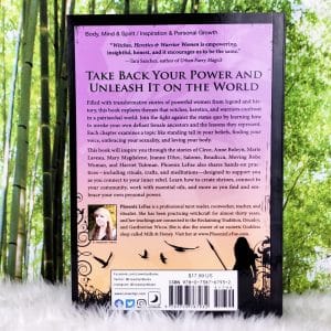 Witchcraft Book | Witches heretics & Warrior Women by Phoenix Le Fae - Back Cover