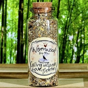 Botanical Apothecary Glass Bottle - Wormwood