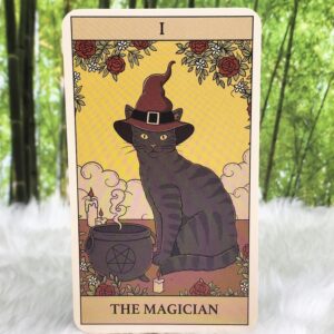 Tarot Cards | Cats Rule the Earth Tarot by Catherine Davidson - The Magician