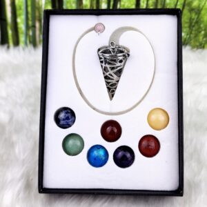 Chakra Healing Crystal Pendulum