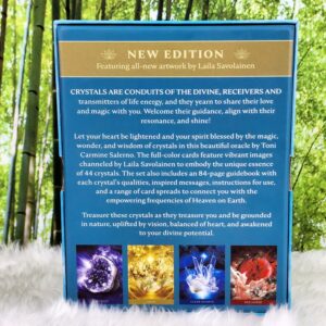 Oracle Cards | Crystal Oracle New Edition by Toni Carmine Salerno - Back Cover