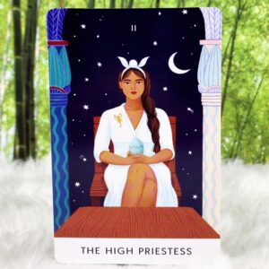 Tarot Cards of Modern Goddesses by Cecilia Lattari - The High Priestess