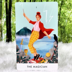 Tarot Cards of Modern Goddesses by Cecilia Lattari - The Magician