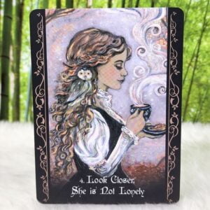 The Solitary Witch Oracle by Lucy Cavendish - Look Closer she is not lonely