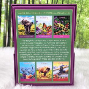 Children's Spirit Animal Oracle Cards by Dr Steven Farmer - Back Cover