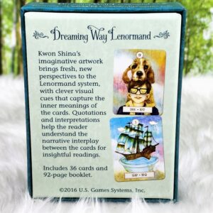 Dreaming Way Lenormand Oracle Cards by Lynn Araujo - Back Cover