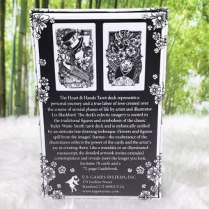 Heart & Hands Tarot Deck by Liz Blackbird - Back Cover