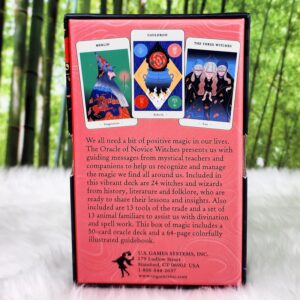 Novice Witches Oracle Cards by Francesca Matteoni - Back Cover