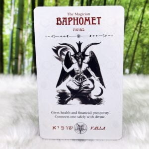 Occult Tarot Cards and Guidebook by Travis McHenry - The Magician - Baphomet