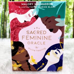 Sacred Feminine Oracle Cards by Malory Malmasson - Front Cover