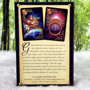 Gilded Reverie Lenormand Oracle Cards by Ciro Marchetti - Back Cover