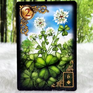 Gilded Reverie Lenormand Oracle Cards by Ciro Marchetti - Clover