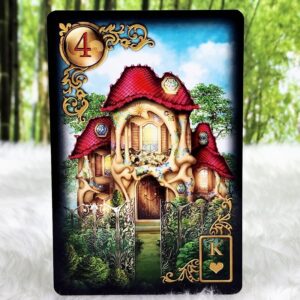 Gilded Reverie Lenormand Oracle Cards by Ciro Marchetti - House