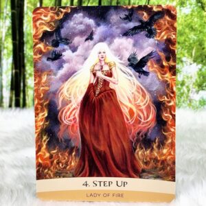 Practical Magic Oracle Cards by Serene Conneeley - Lady of Fire