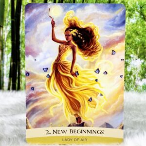 Practical Magic Oracle Cards by Serene Conneeley - New Beginnings - Lady of Air