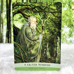 Outer Wisdom - Merlin's Temple Card