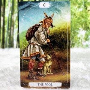 Spiritual Tarot Cards and Guidebook by Tarika Di Maggio - The Fool