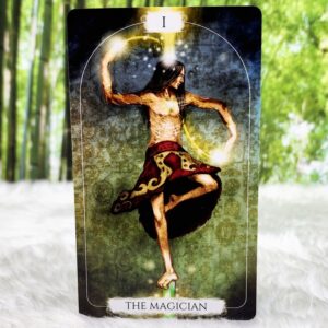 Spiritual Tarot Cards and Guidebook by Tarika Di Maggio - The Magician