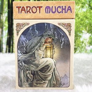Tarot Mucha Tarot Cards by Lunaea Weatherstone - Back Cover
